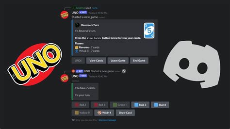 I Made an UNO Bot With Discord Buttons .